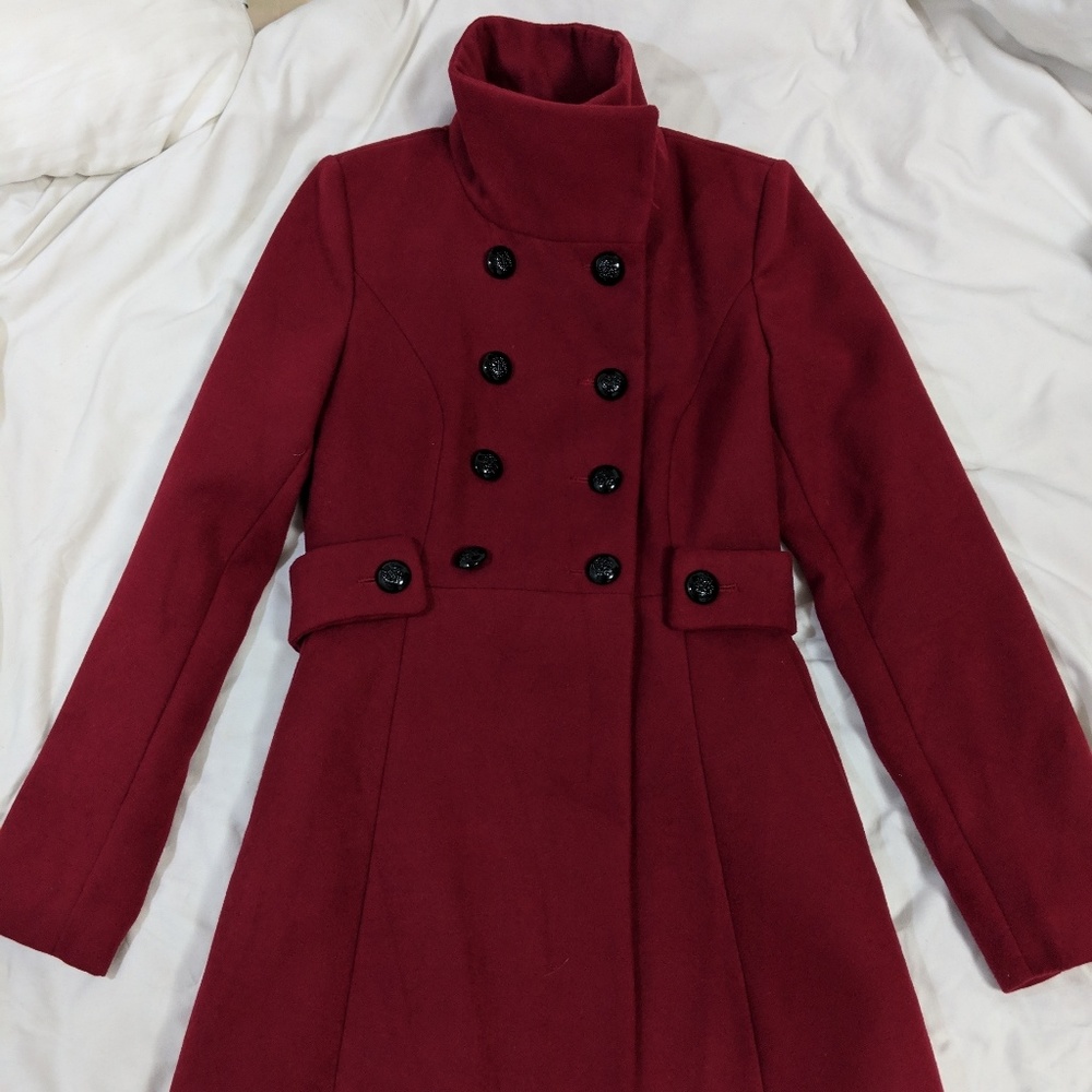 Burgundy Winter Coat
